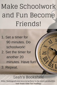 Make Schoolwork and Fun Become Friends! (1)