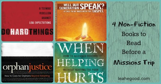 4 Missions Trips Books